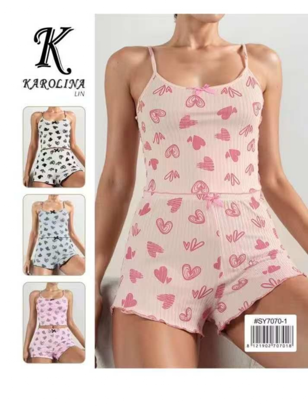 Piżama damska Roz M/L-L/XL, Mix kolor Paczka 12 szt